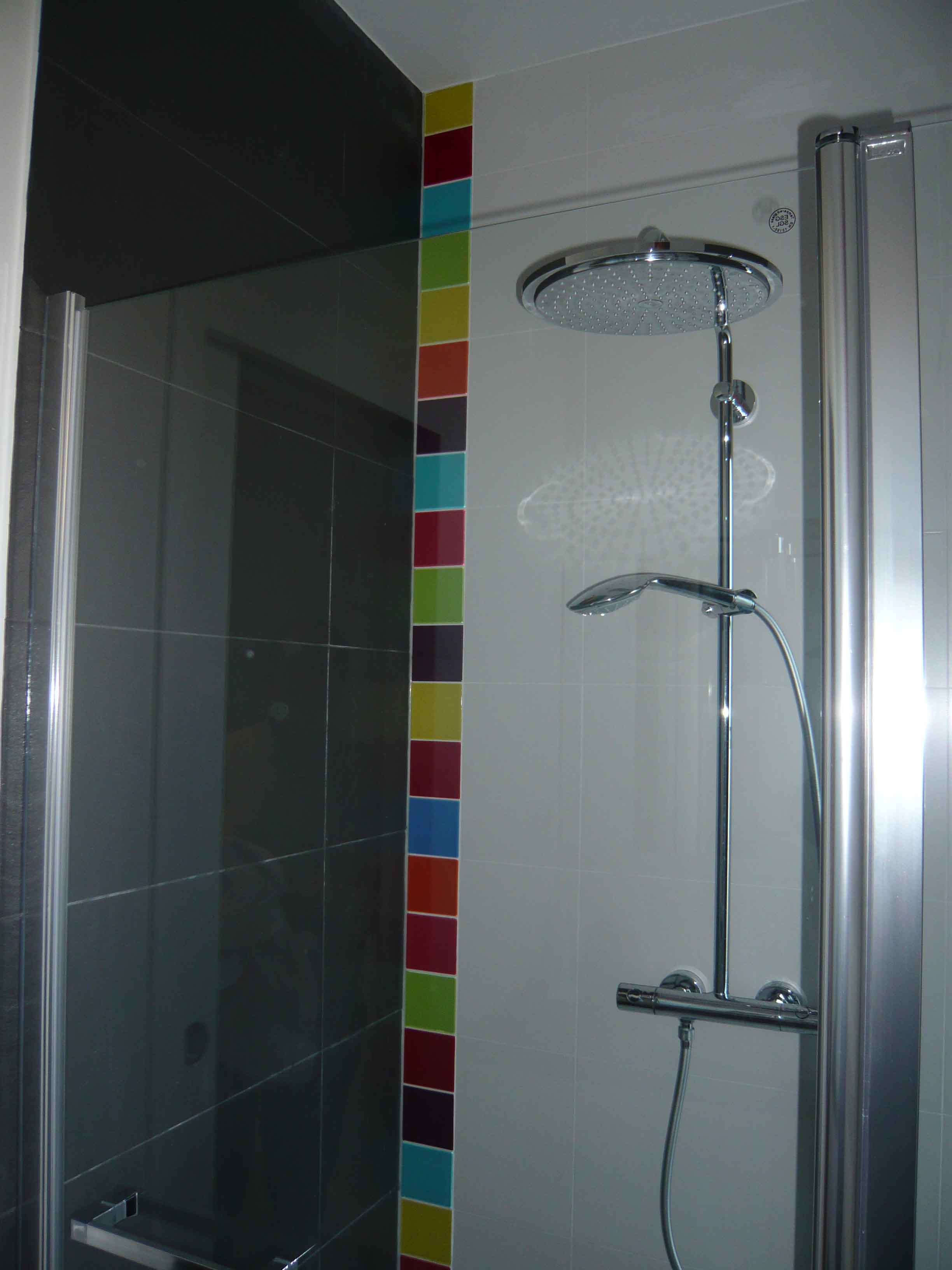 Cabine de douche salle de bain
