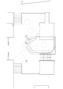 Plan du réaménagement de la banque d'accueil